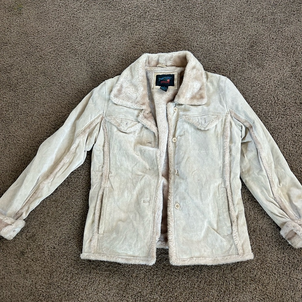 Pacifica Women's Cream Teddy Jacket